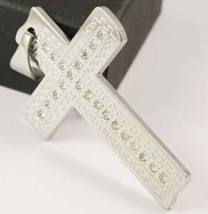 fashion Stainless steel cross,Moda De Acero Inoxidable De La Cruz