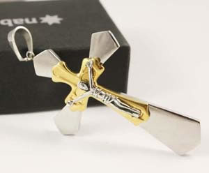 fashion Stainless steel cross,Moda De Acero Inoxidable De La Cruz