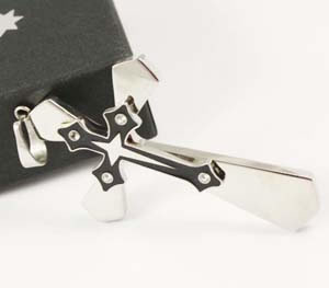 fashion Stainless steel cross,Moda De Acero Inoxidable De La Cruz