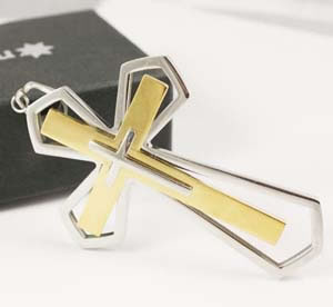 fashion Stainless steel cross,Moda De Acero Inoxidable De La Cruz