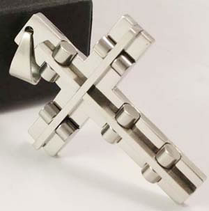 fashion Stainless steel cross,Moda De Acero Inoxidable De La Cruz