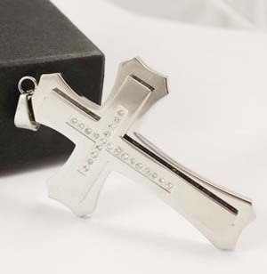 fashion Stainless steel cross,Moda De Acero Inoxidable De La Cruz