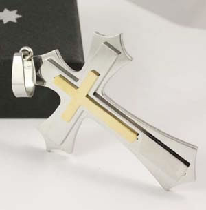 fashion Stainless steel cross,Moda De Acero Inoxidable De La Cruz