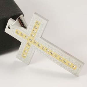 fashion Stainless steel cross,Moda De Acero Inoxidable De La Cruz