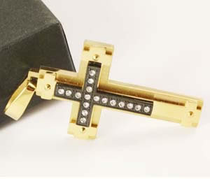 fashion Stainless steel cross,Moda De Acero Inoxidable De La Cruz