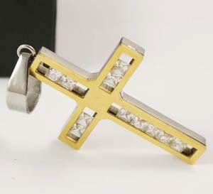 fashion Stainless steel cross,Moda De Acero Inoxidable De La Cruz