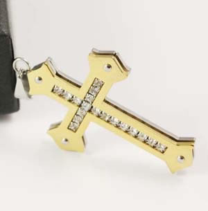 fashion Stainless steel cross,Moda De Acero Inoxidable De La Cruz