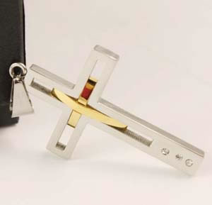 fashion Stainless steel cross,Moda De Acero Inoxidable De La Cruz