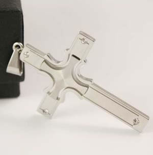 fashion Stainless steel cross,Moda De Acero Inoxidable De La Cruz