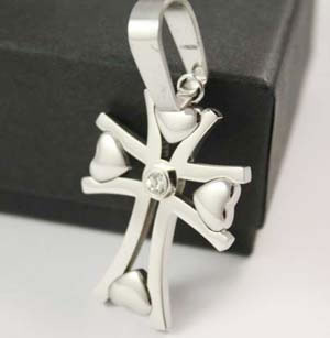 fashion Stainless steel cross,Moda De Acero Inoxidable De La Cruz