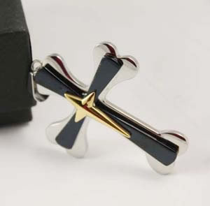 fashion Stainless steel cross,Moda De Acero Inoxidable De La Cruz